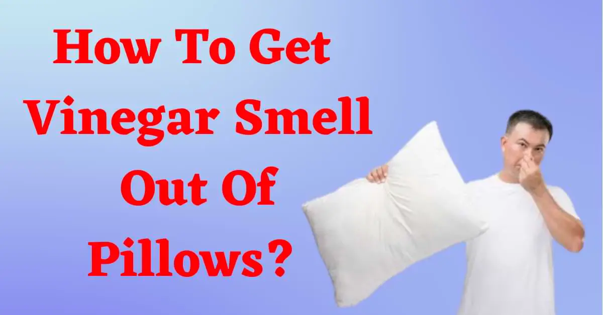 How To Get Vinegar Smell Out Of Pillows?